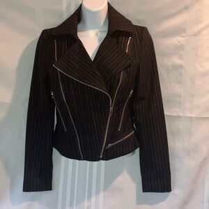 Bebe Vintage PinStripe Jacket Size 4
